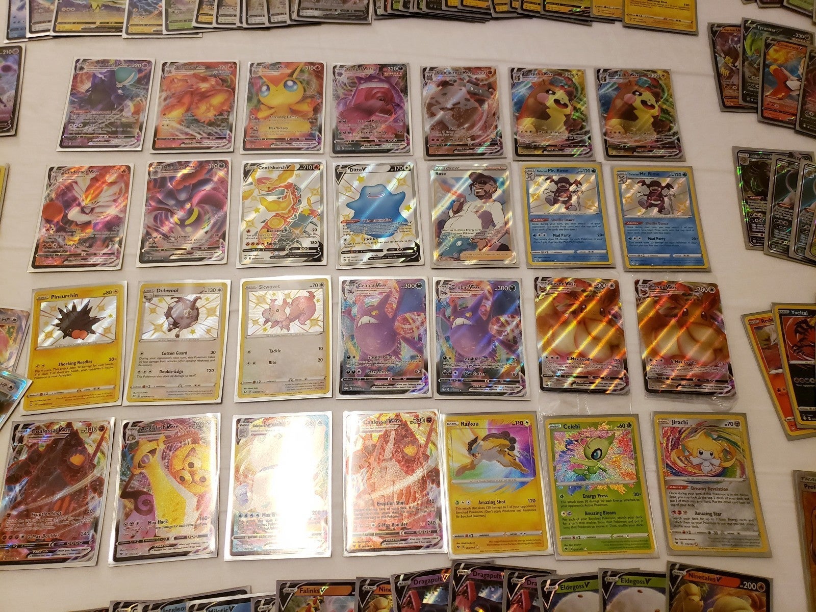 Pokemon Cards Over 150 Ultra Rares, Full Arts And Vmax Mint!!