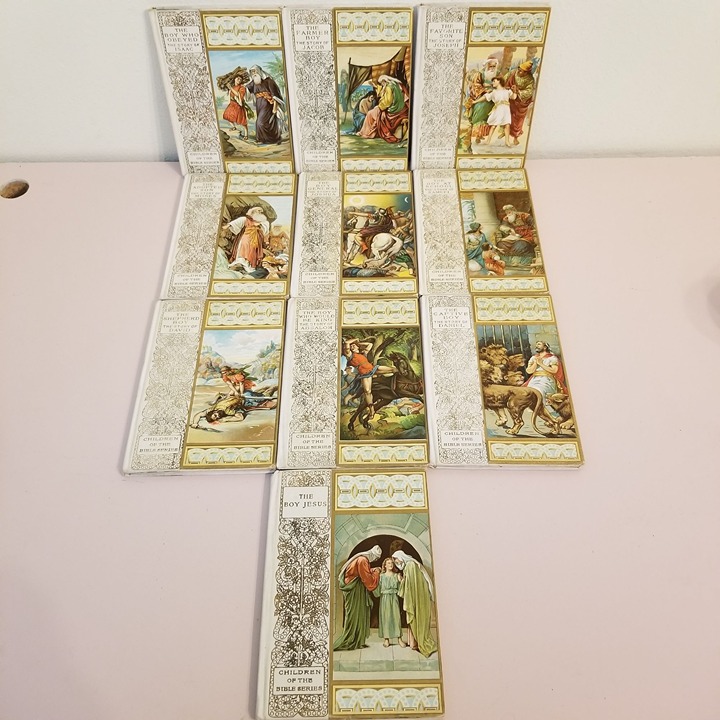 10 Altemus Illustrated Children Bible Series Vintage 1905 Staging Decor