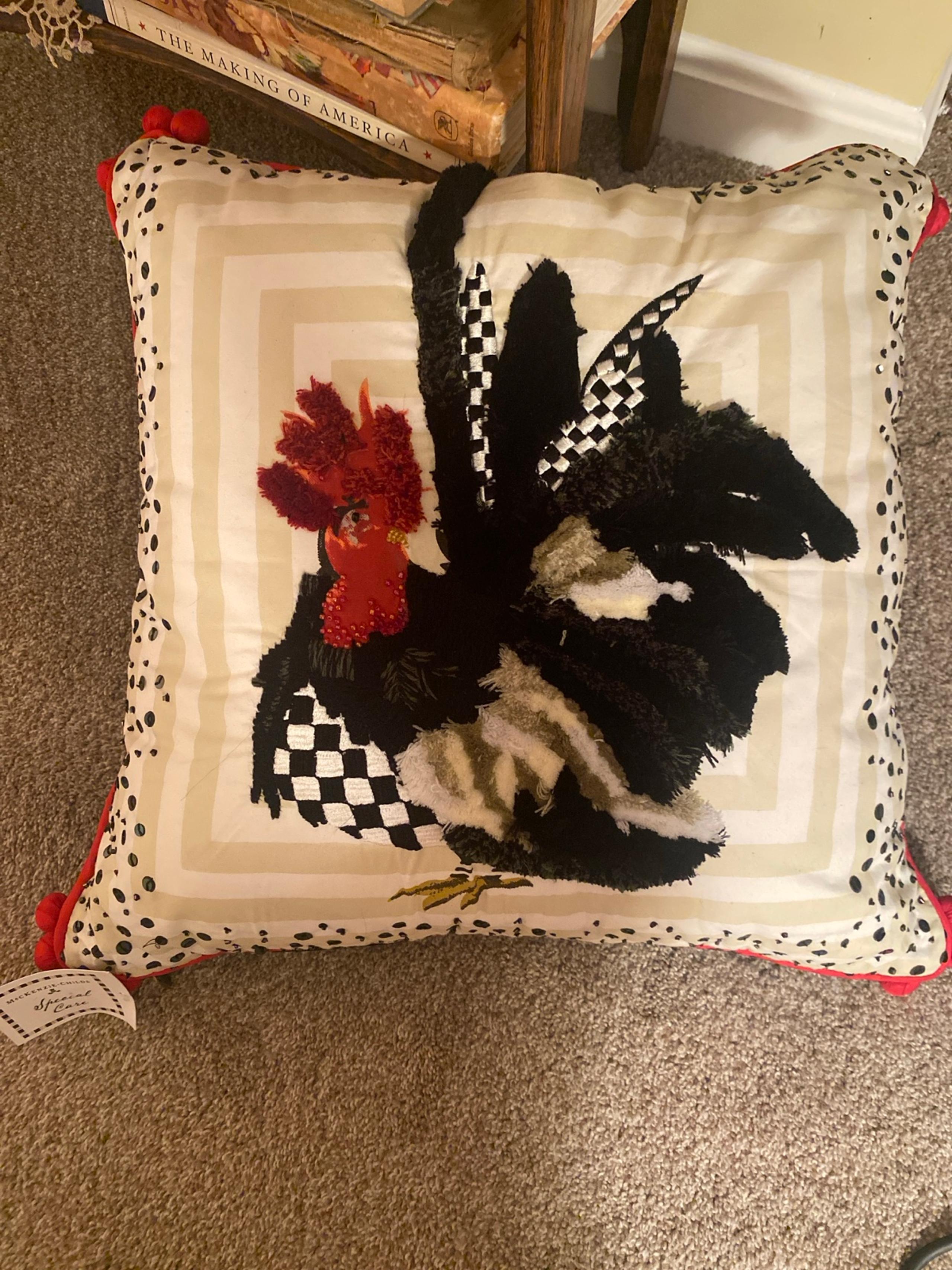 RARE!! DESIGNER !!Mackenzie Childs!! Decorative Pillow