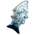 Vintage Meissen Porcelain Blue Onion Pattern Fish Mold Blue & White
