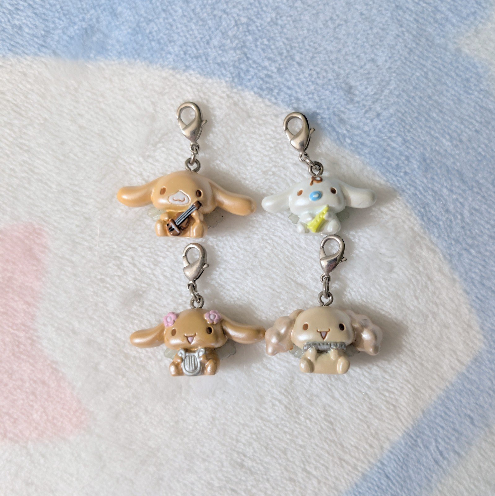 Vintage Cinnamoroll Mocha, Milk, and Friends Angel Charms