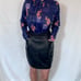 Vintage 70s Sears Perma-Prest Floral Blo