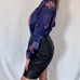 Vintage 70s Sears Perma-Prest Floral Blo