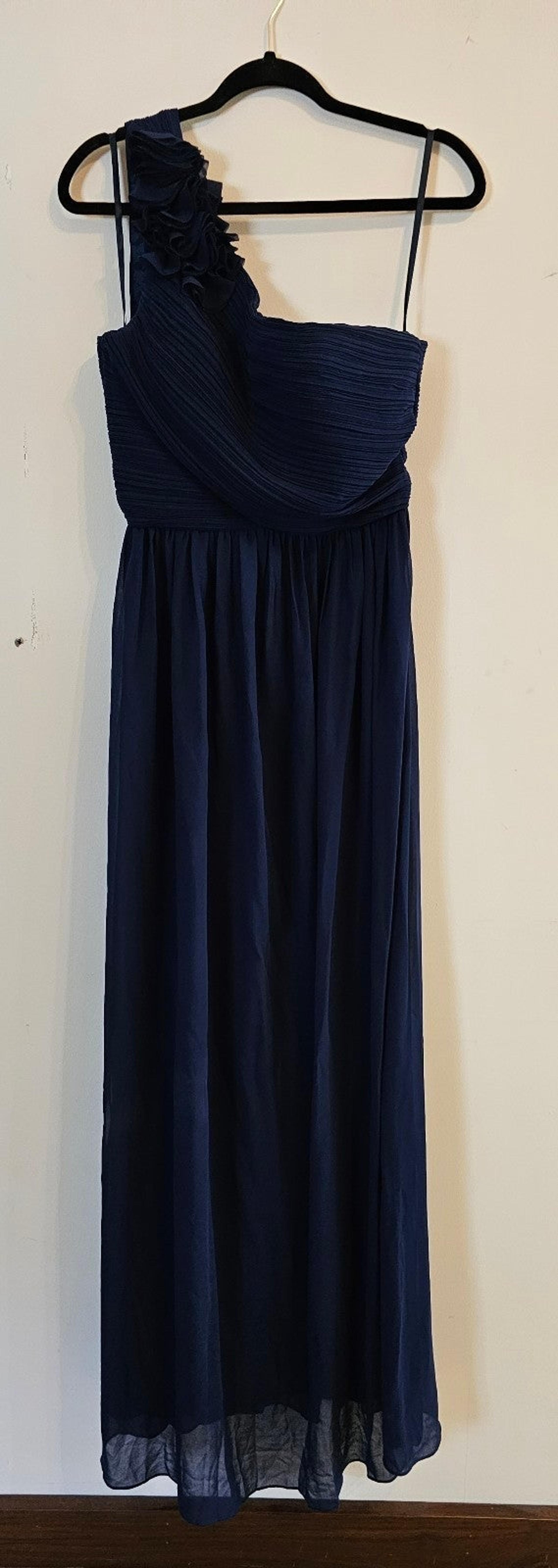 Women's elegant one shoulder maxi dress