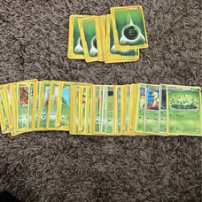 Pokemon card Grass type lot