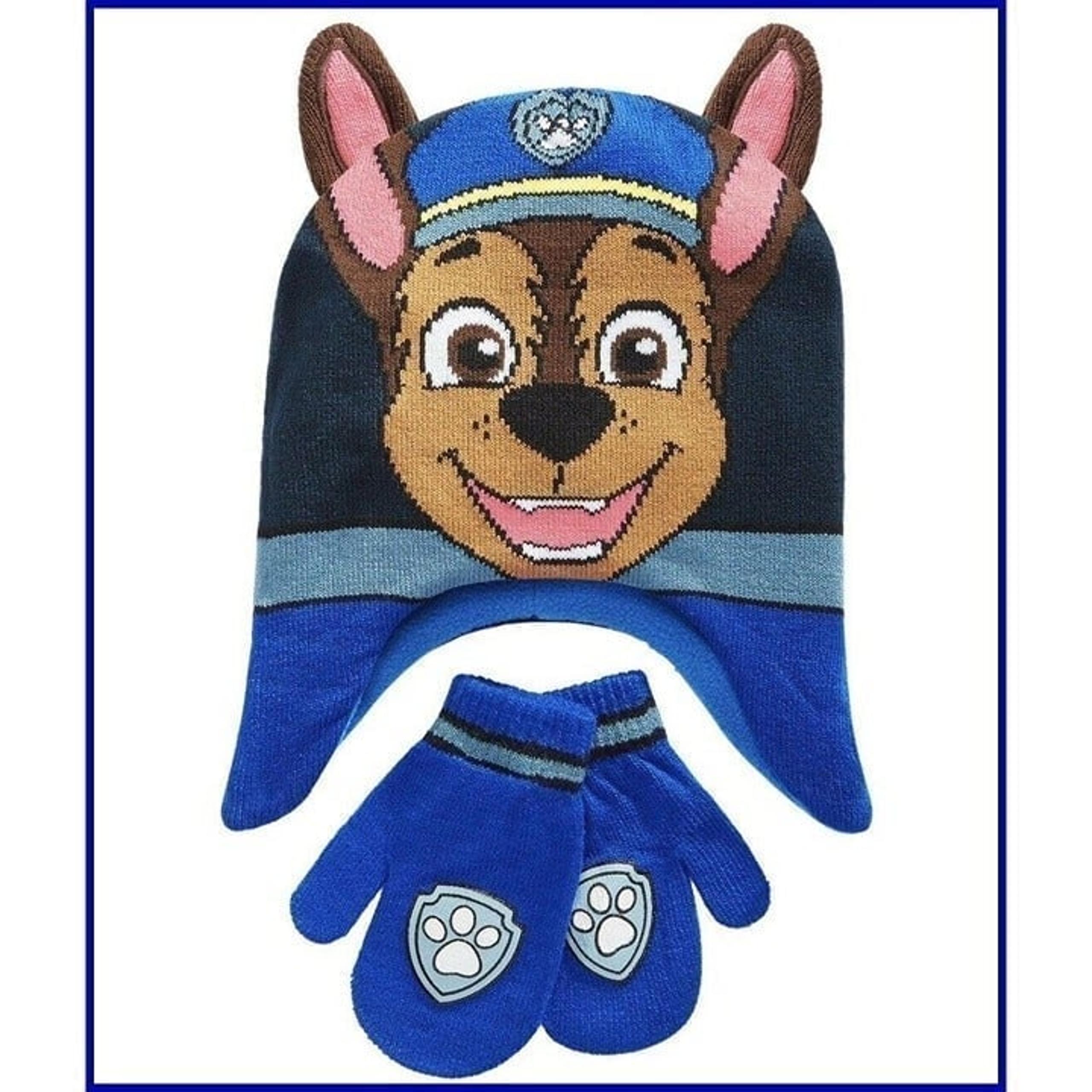 Paw Patrol Hat & Mittens Set, Boy Or Girl Berkshire 2-Pc. -NEW & SEALED OSFM
