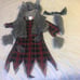 Child Girl's Size Large 10-12 California Costumes Werewolf Halloween Costume EUC
