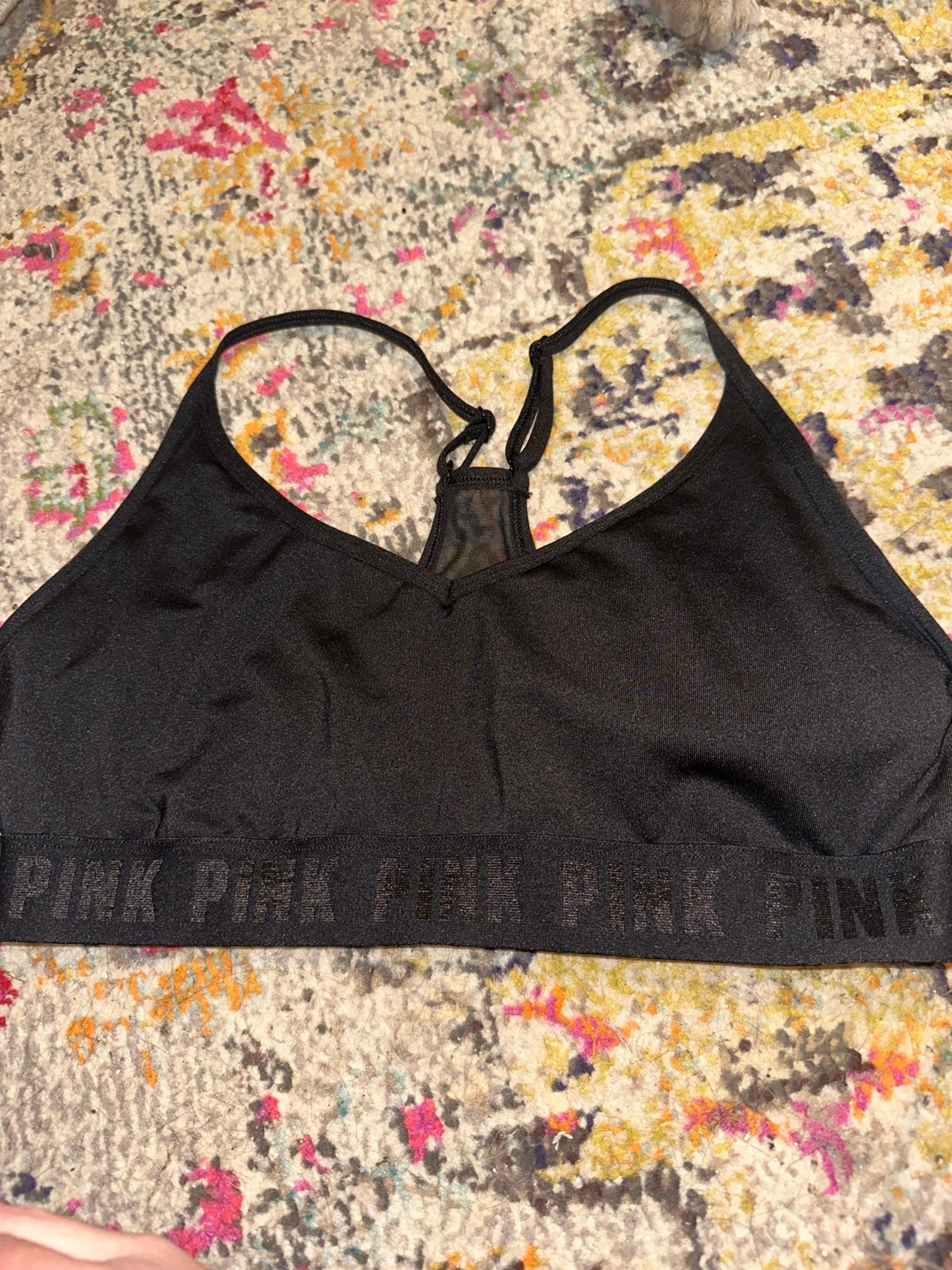 Vs black sports bra - PINK