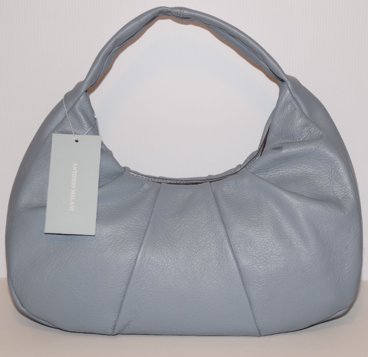 New Antonio Melani $259 Light Blue Leather Soft Touch Hobo New Antonio Melani $259 Light Blue Leather Soft Touch Hobo