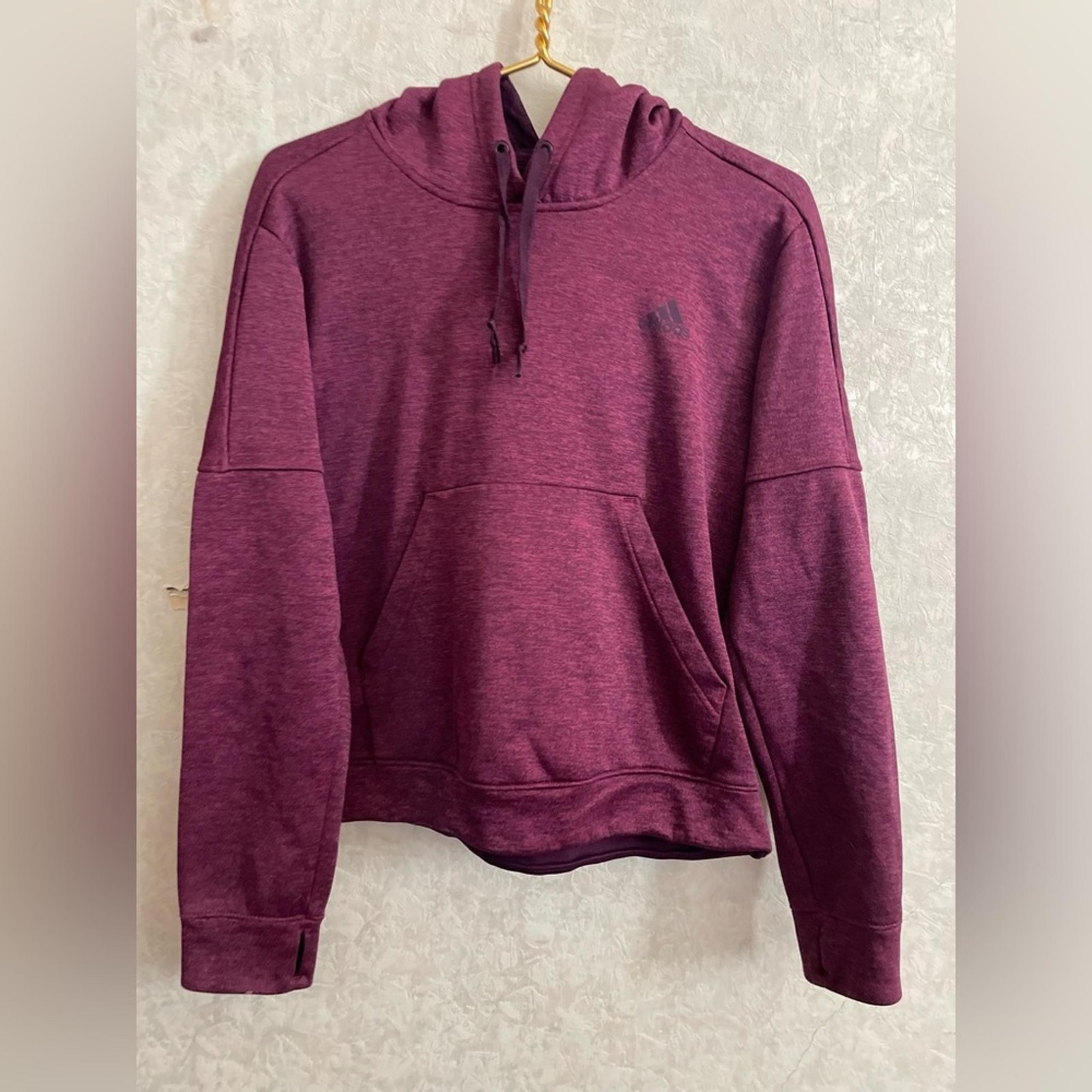 adidas women's large purple hoodie
