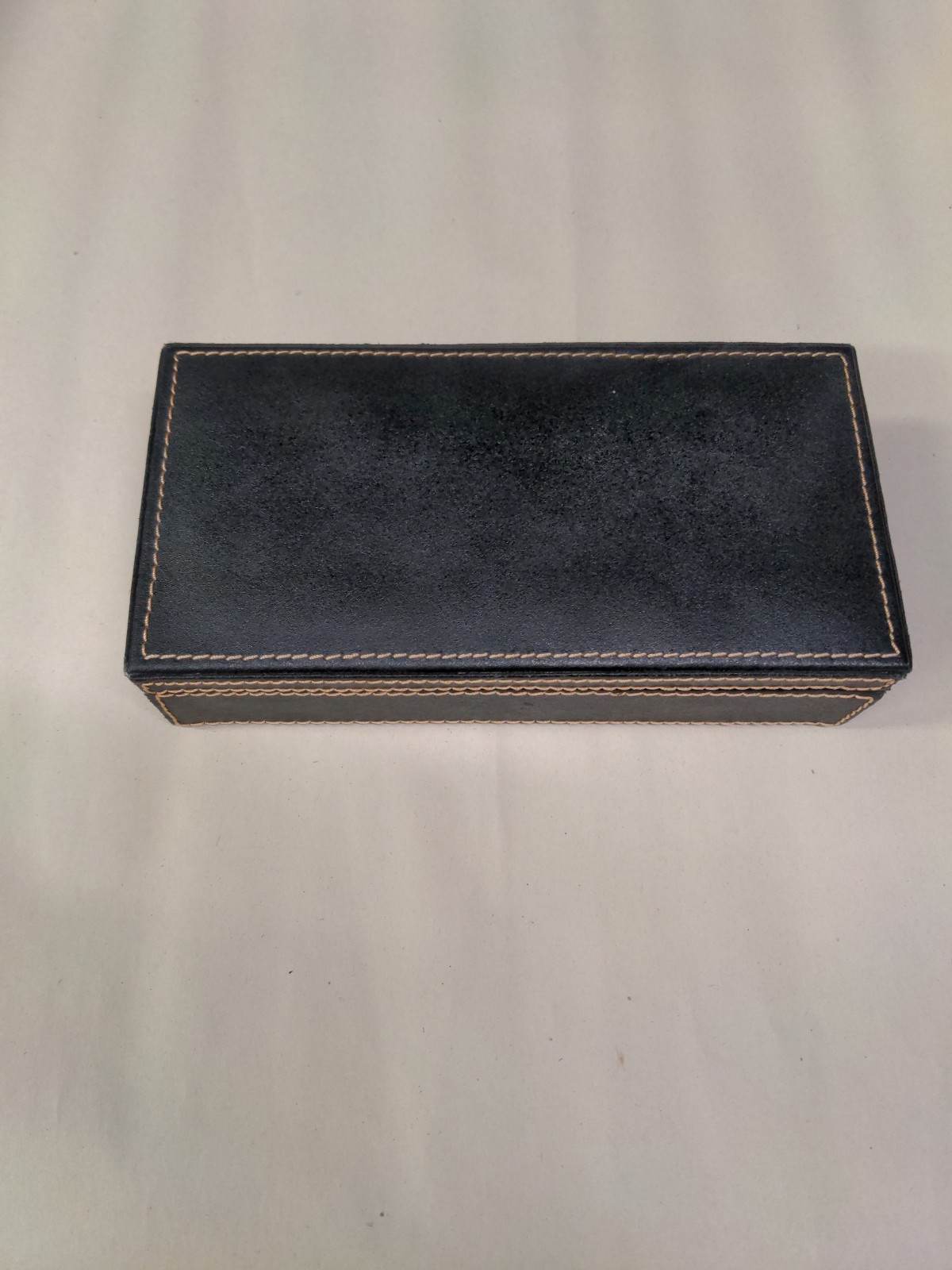 Leather keepsake box