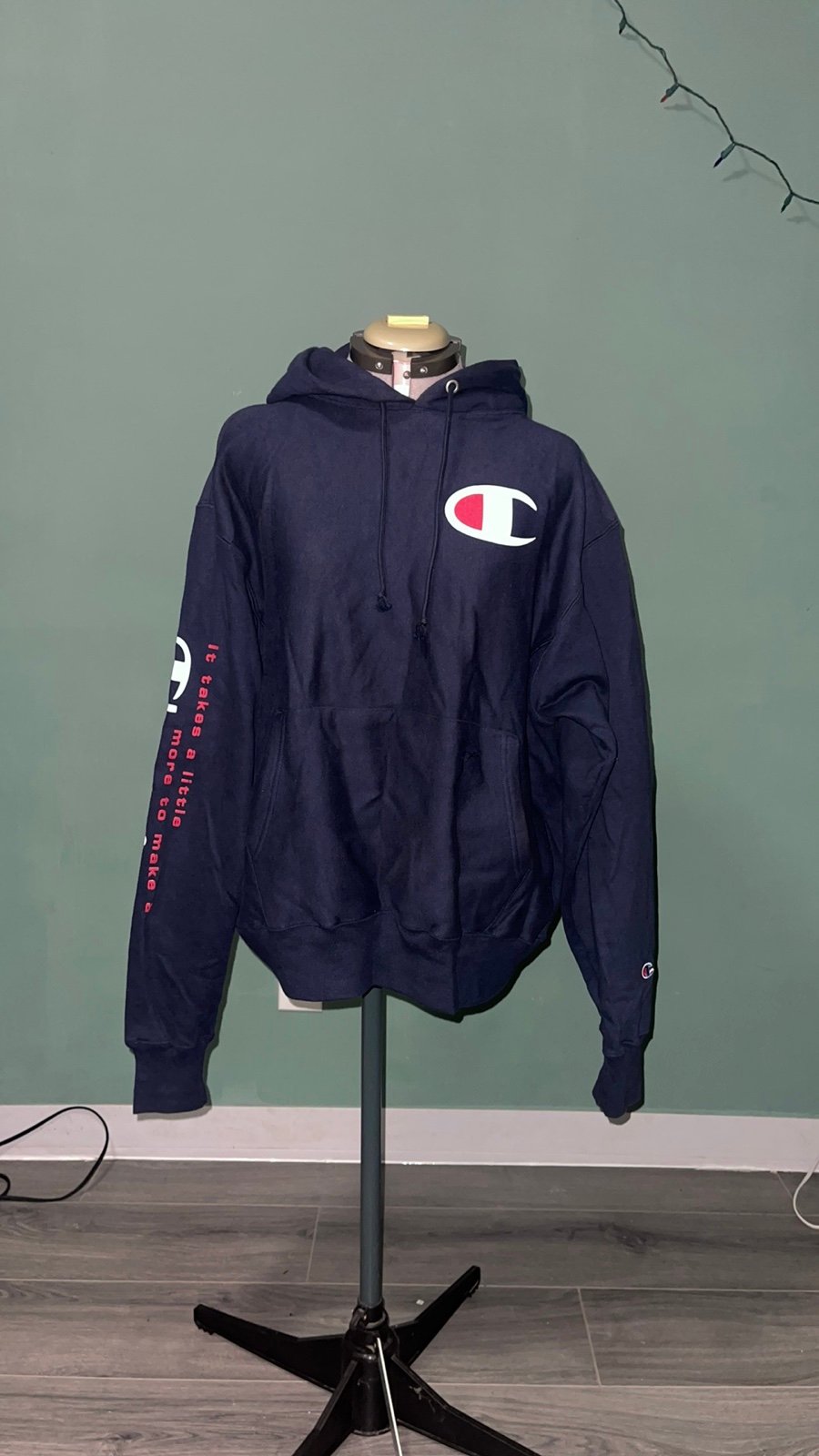 Champion big c chain cheap stitch reverse weave hoodie sweatshirt