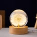Flower Crystal Ball Night Light 2.4 inch Glass (Dandelion)