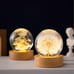 Flower Crystal Ball Night Light 2.4 inch Glass (Dandelion)