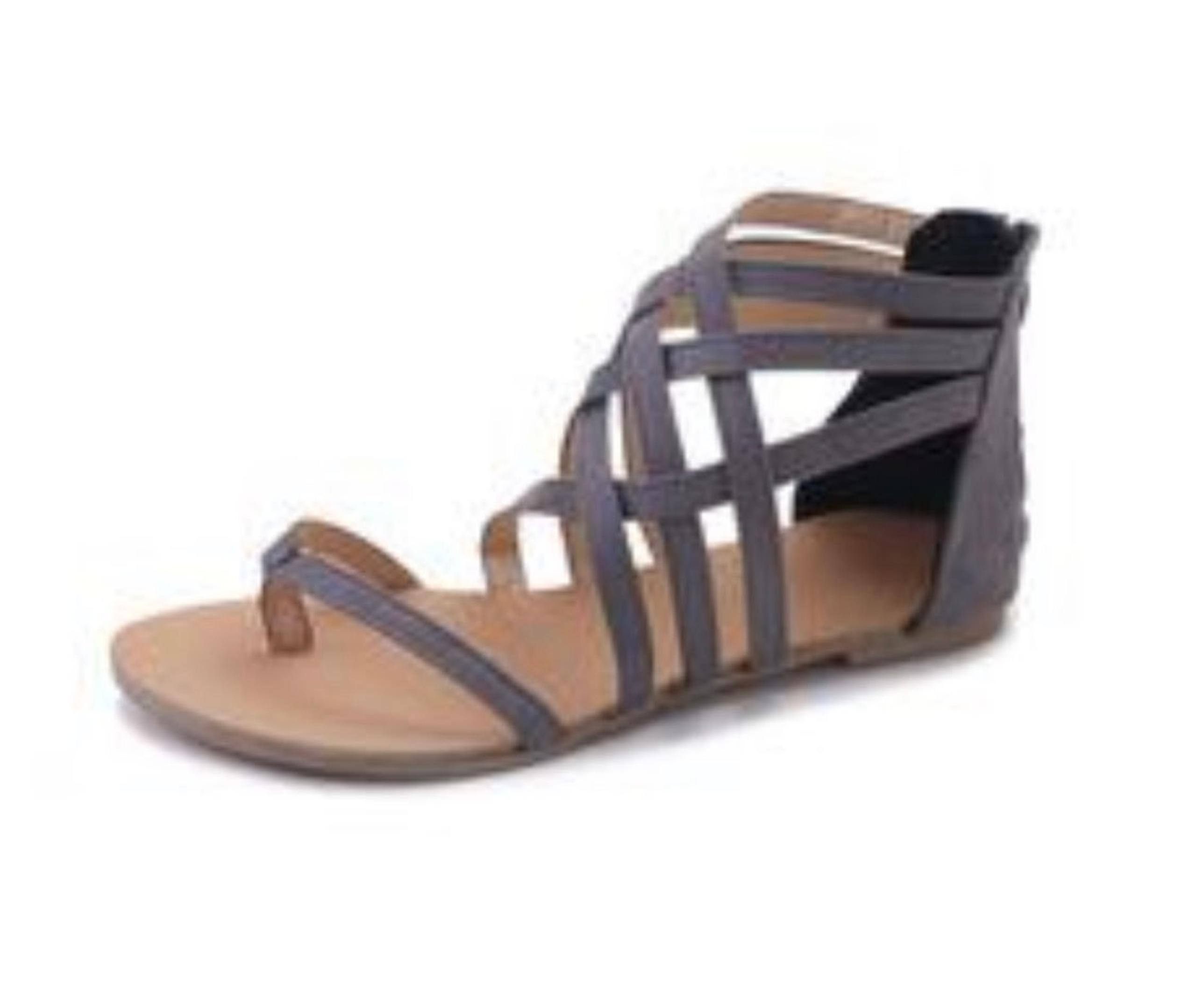 Women's Fashion Zip Back Gladiator Sandals