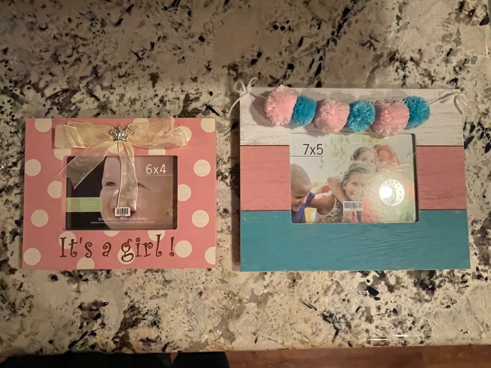 Set of Two (2) Adorable Girl’s Picture Frames