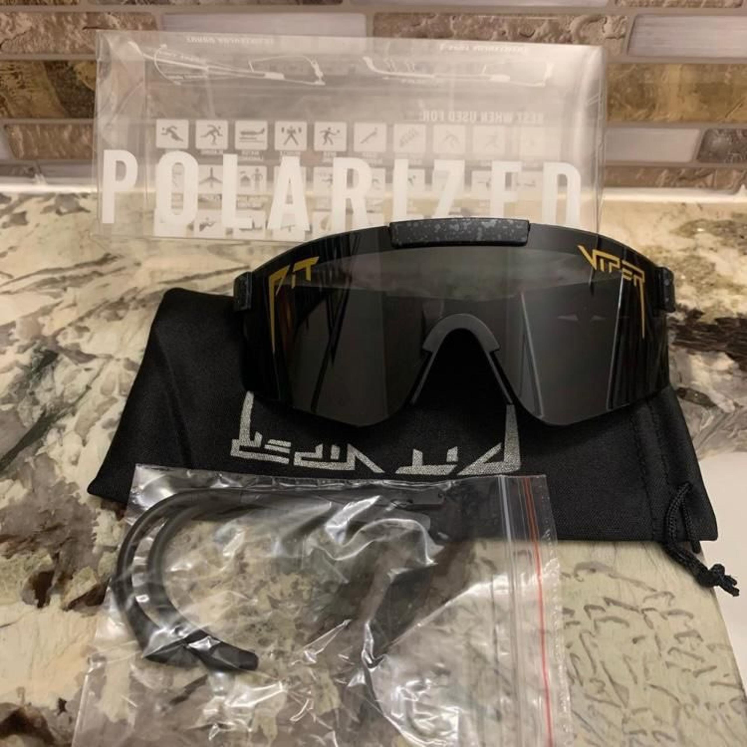 Viper Polarized Men Sport Sunglasses Driving Pilot Fishing Pit Wrap Glasses 01