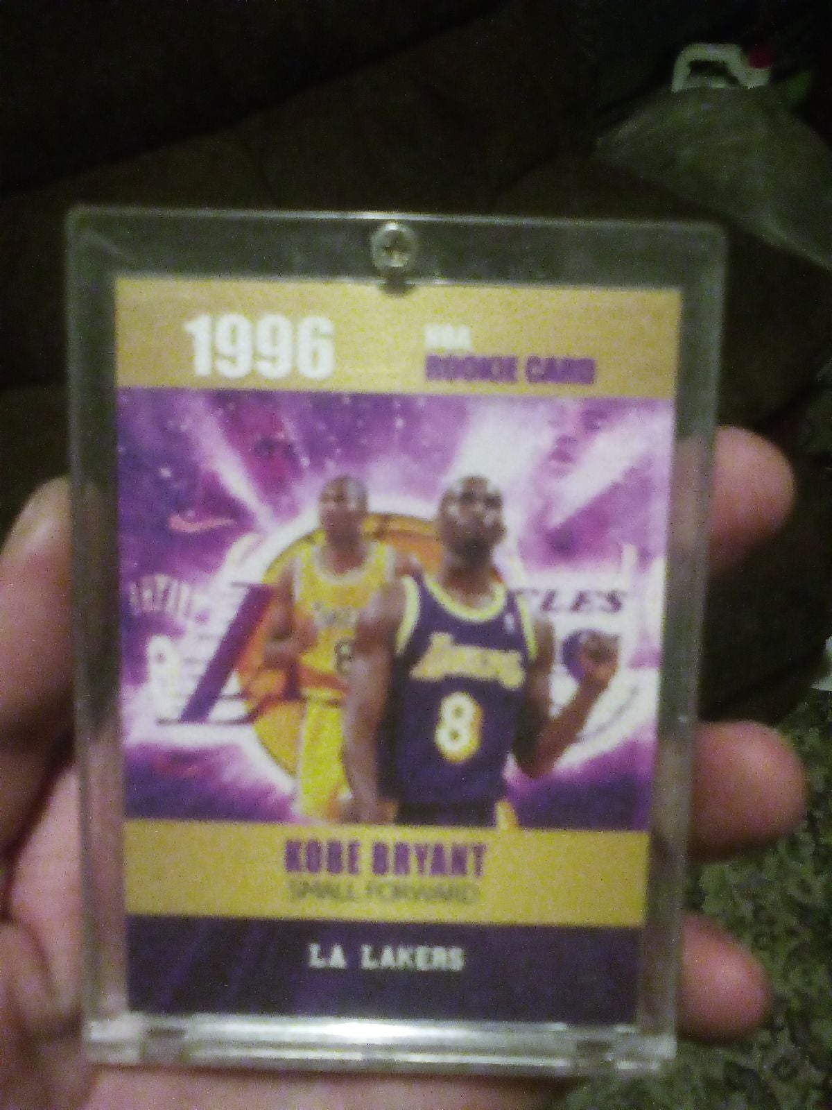 kobe bryant rookie card #8 of 2000 made