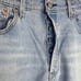 LEVIS 501 Original Sport Stripe Cropped High-Rise Jeans 32/26