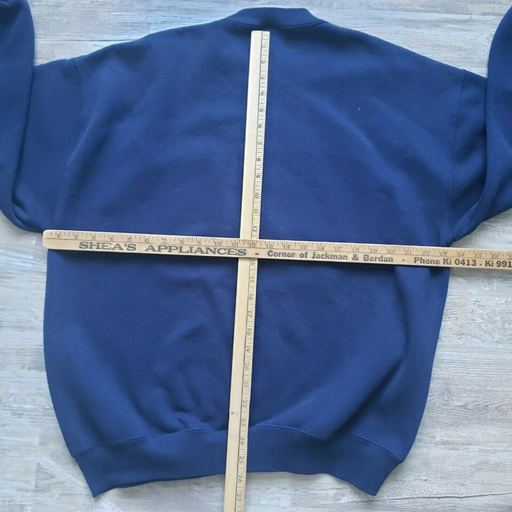 MLB shops Russell Athletic Vtg Cleveland Indians Mens Blue Crew Neck Sweatshirt XL USA