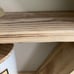 New Honeycomb Wood Stained Shelfs 4 piec