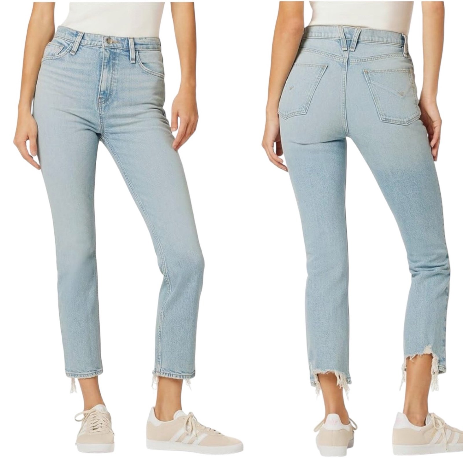 Hudson Harlow Ultra High-Rise Cigarette Ankle Jeans