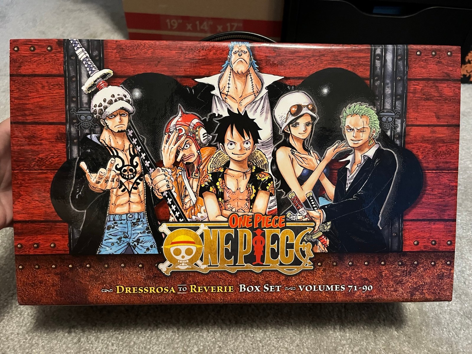 One Piece Manga Boxset #4 Volumes 71-90 Dressrosa to Reverie Eiichiro Oda