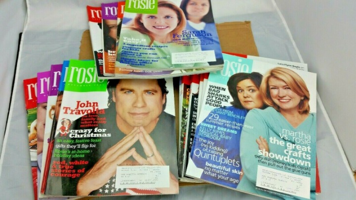 Lot Of 17 Rosie Magazines 2001 and 2002