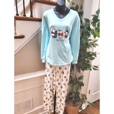 Secret Treasure Women's Cotton Long Sleeve Top Shirt & Trouser 2 Piece Suit M