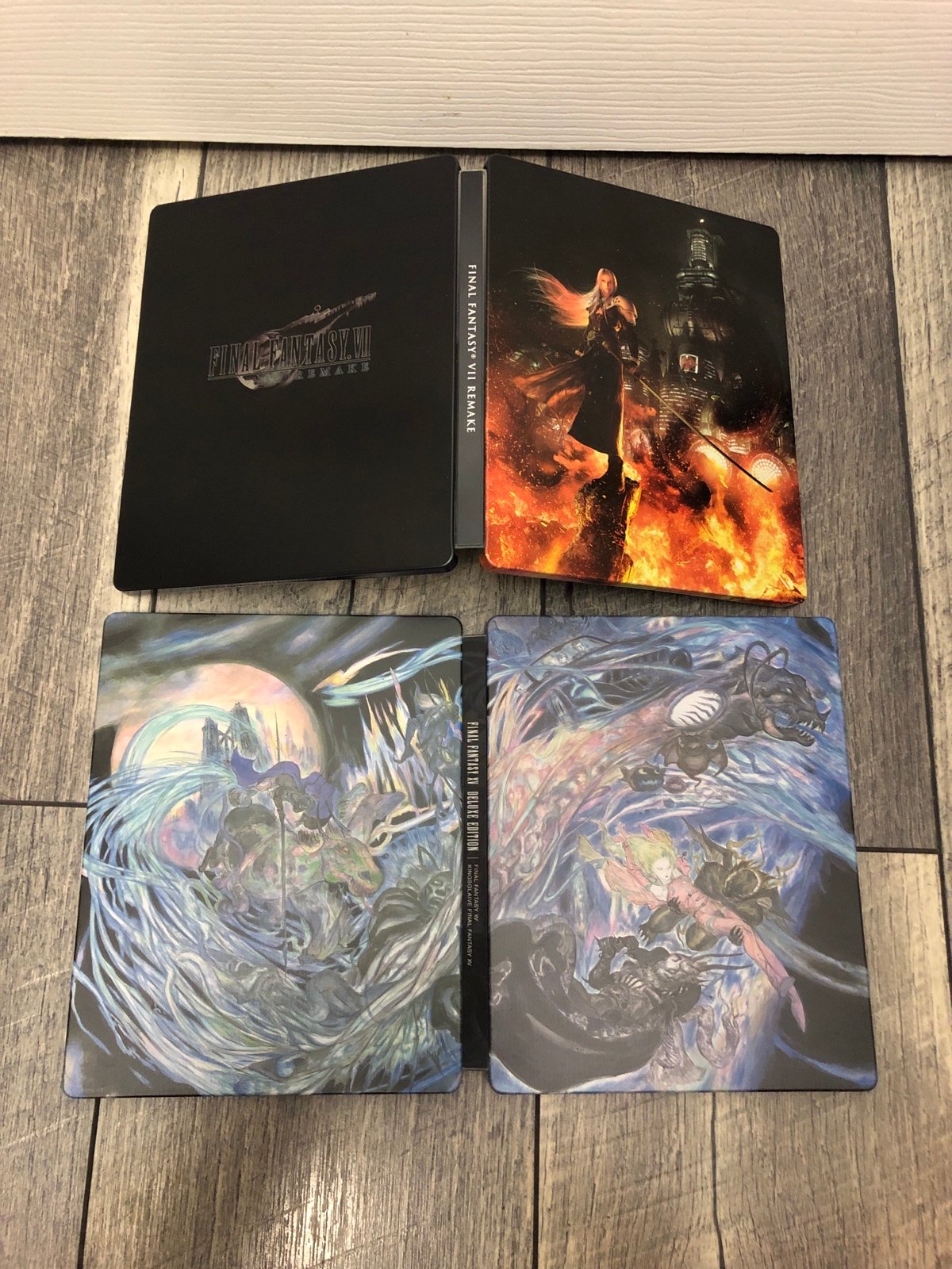 Final Fantasy VII 7 Remake 15 Collector Edition Steelbook Metal Case x 2 New