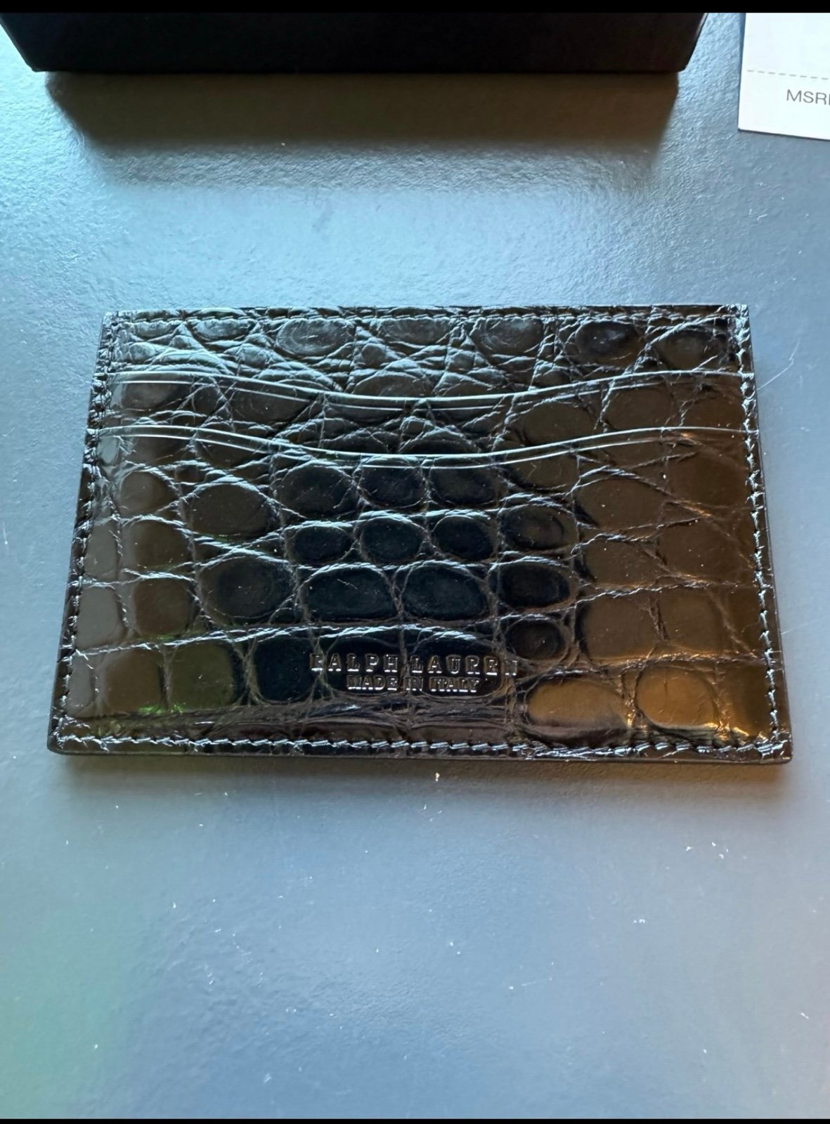 Ralph Lauren Alligator Wallet mens
