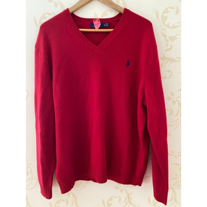 Polo Ralph Lauren 100% Cashmere Red