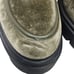 Stuart Weitzman Soho Loafers Platform Slip On Shoe Velvet Green Women's Size 8.5