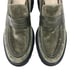 Stuart Weitzman Soho Loafers Platform Slip On Shoe Velvet Green Women's Size 8.5