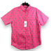 Fresh Prints of Bel-Air Button Down Shirt Size Large Pink Flamingo