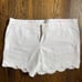 Lilly Pulitzer White Scalloped Buttercup Shorts