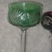 Antique lead crystal wine glasses