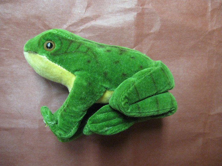 Vintage Steiff Froggy Plush Mohair #2370