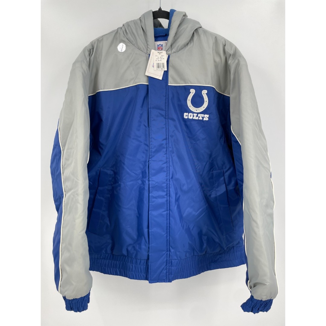 NWT Vintage 2007 NFL Indianapolis Colts Heavy Quilted Jacket Size XL