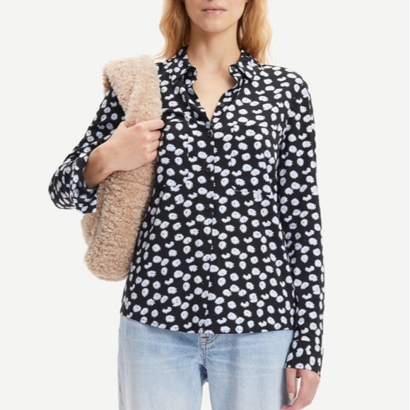 Samsøe Samsøe Milly Shirt AOP – In Daisy Blue XS
