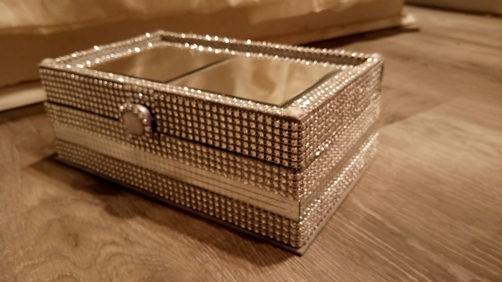 Handmade Bedazzled Jewelry Box from Etsy