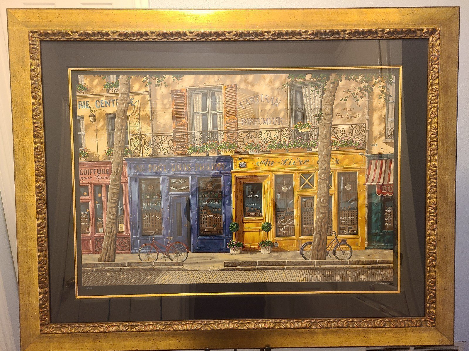 LIUDMILA KONDAKOVA SERIGRAPH AU LIVRE D'OR FRAMED SIGNED LARGE