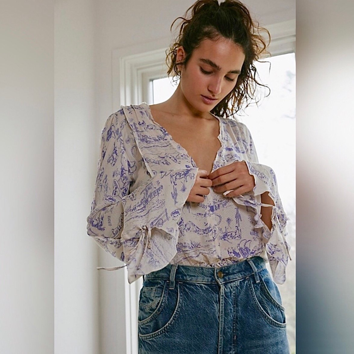Free People Everything's Rosy Bodysuit NWOT