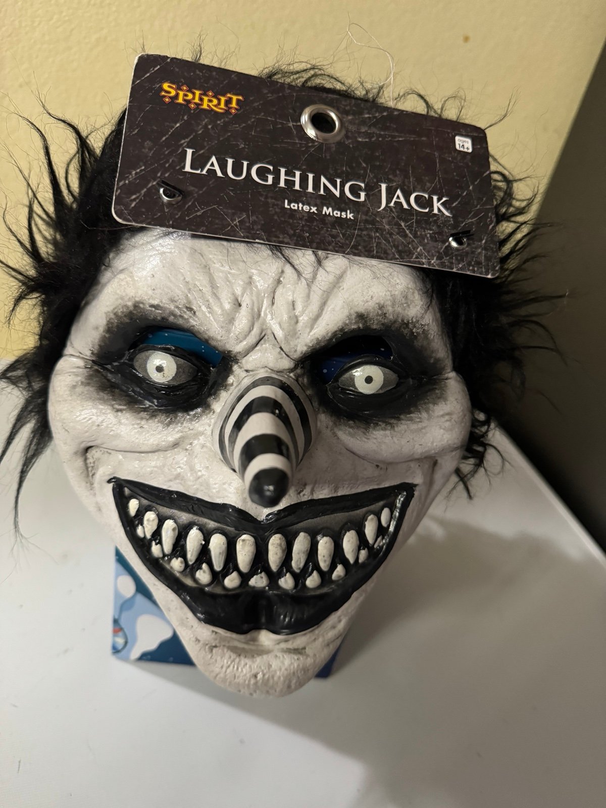 Laughing Jack Latex Mask, Spirit - With Tag