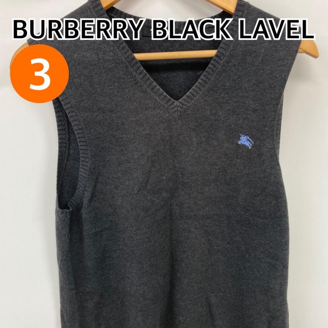 2025人気の BURBERRY BLACK 3【CT1120】 Vest Top LABEL トップス