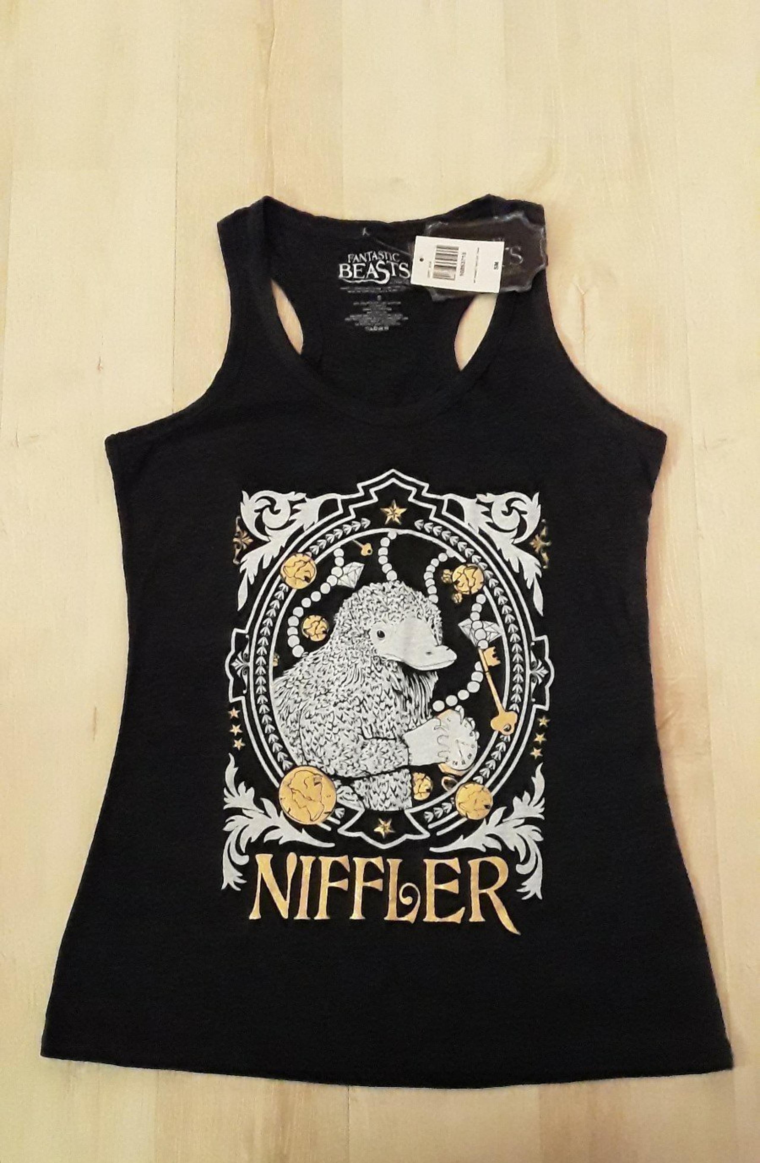 Hot Topic HP Fantastic Beasts - Niffler Women's Racer Back Tank Top Sz Small (S)