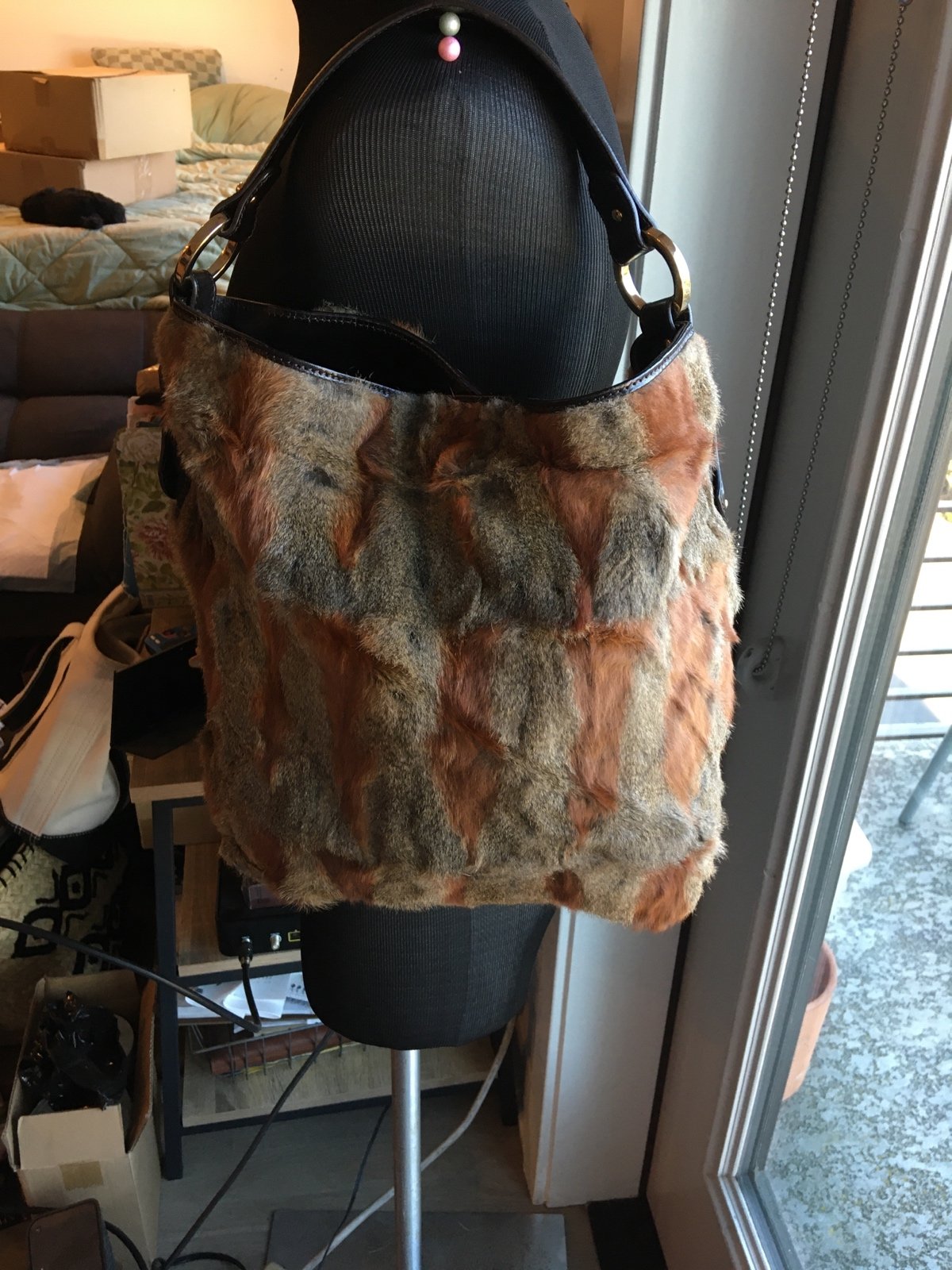 Vintage Fendi Fox Hobo Bag