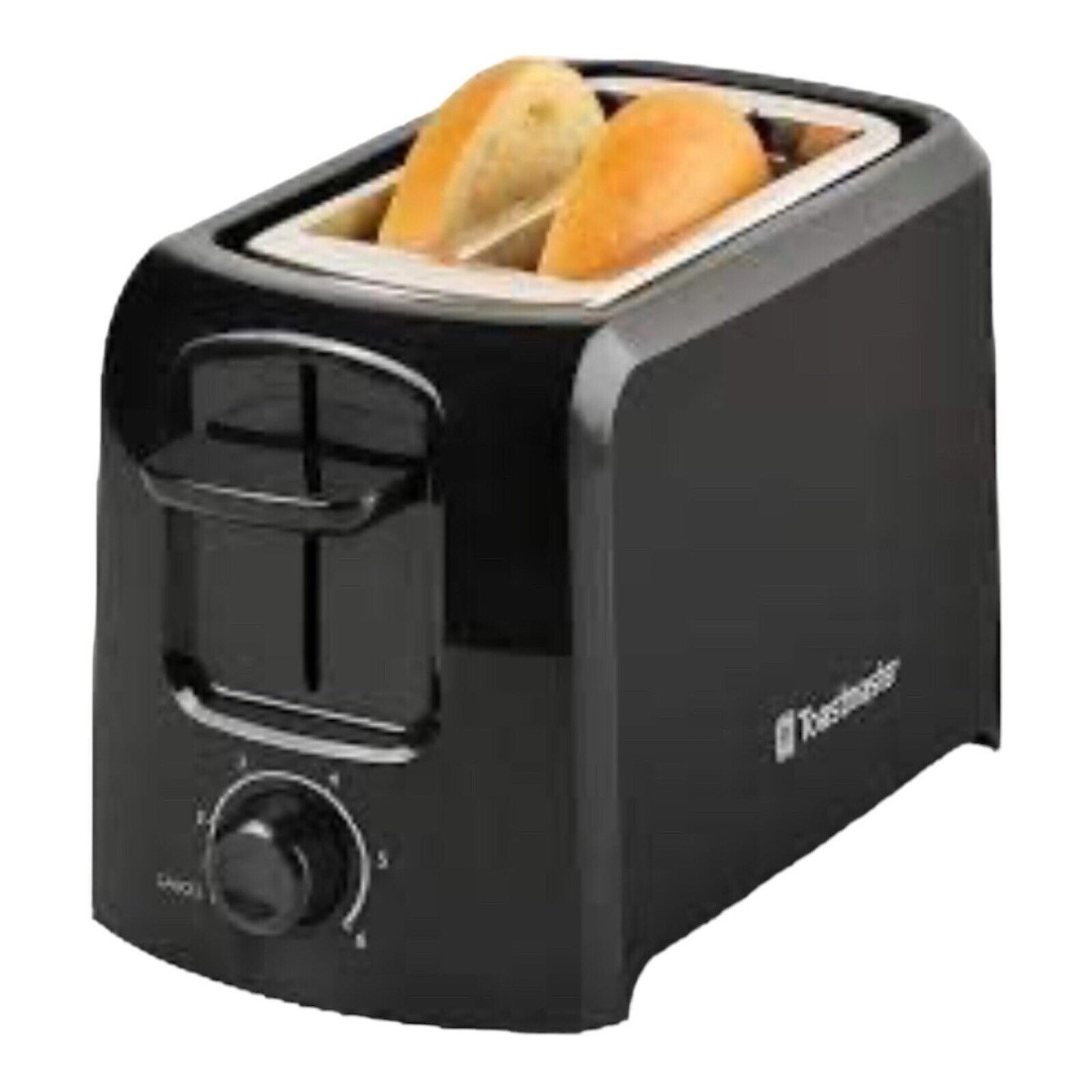 Toaster 2 Slices Toastmaster Wide Slots For Bagals 6 Settings Cool Touch Black