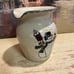 1999 Home & Garden Party Stoneware Holiday Snowman pitcher