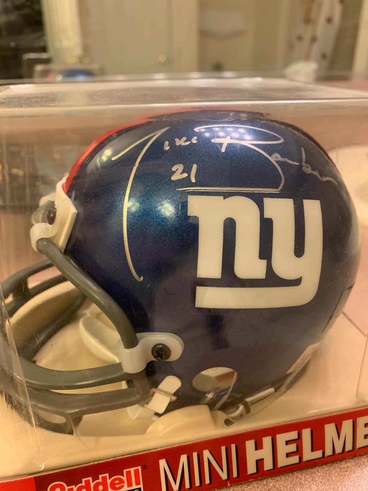 Mini Helmet tikit barber autographed